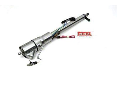 Chevelle Ididit Steering Column, Tilt, Column Shift, Chrome, 1969-1972