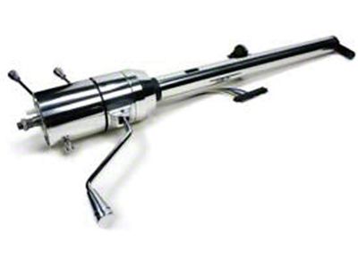 Chevelle Ididit Steering Column, Tilt, Column Shift, Paintable Steel, 1967-1968