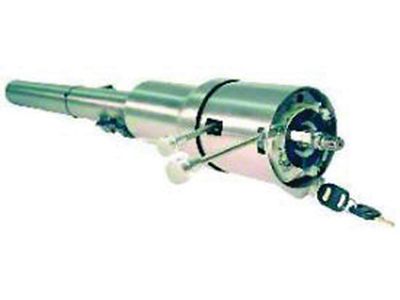 Chevelle Ididit Steering Column, Tilt, Column Shift, Paintable Steel, 1969-1972