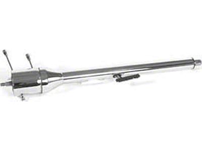 Chevelle Ididit Steering Column, Tilt, Column Shift, Polished Aluminum, 1966