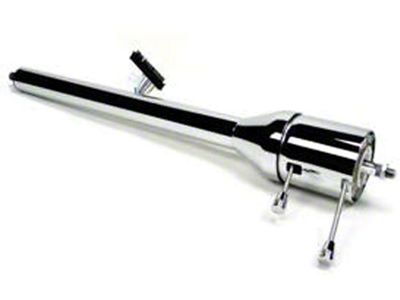 Chevelle Ididit Steering Column, Tilt, Floor Shift, Paintable Steel, 1967-1968