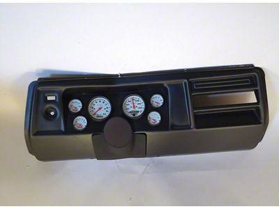 Chevelle Instrument Cluster Panel, Black Finish, With Phantom Gauges, 1969