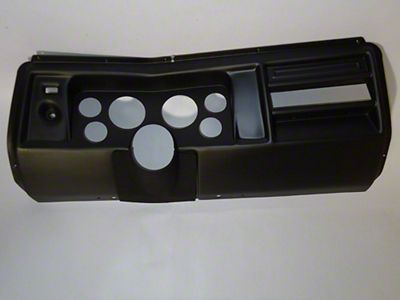 Chevelle Instrument Cluster Panel, Black Finish, With Pre-Cut Holes, 1969