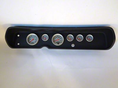 Chevelle Instrument Cluster Panel, Black Finish, With Ultra-Late Gauges, 1964-1965