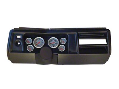 Chevelle Instrument Cluster Panel, Black Finish, With Ultra-Lite Gauges, 1969