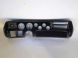Instrument Cluster Panel, Super Sport SS Style, Carbon Fiber Finish, With Phantom Gauges (70-72 Chevelle)