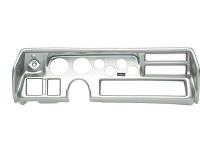 Chevelle Instrument Cluster Panel, Sweep Style, Aluminum Finish, With Pre-Cut Holes, 1970-1972