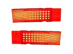 LED Tail Lights; Red Lens (1968 Chevelle)