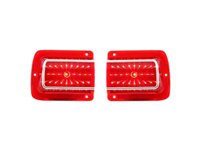LED Tail Lights; Red Lens (1965 Chevelle, Malibu)