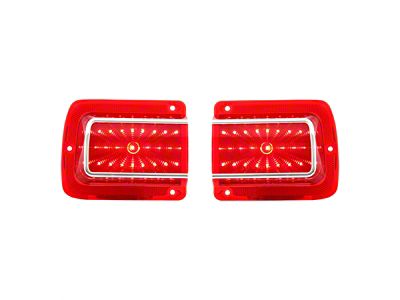 LED Tail Lights; Red Lens (1965 Chevelle, Malibu)