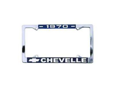 Chevelle License Plate Frames, 1966