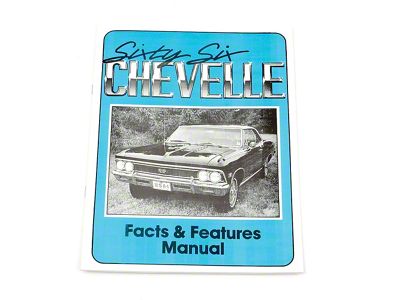 Chevelle Literature, Chevelle Feature & Spec. Manual, 1966