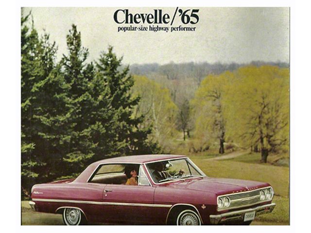 Chevelle Literature, Color Sales Brochure, 1965