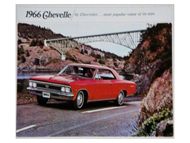 Chevelle Literature, Color Sales Brochure, 1966