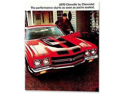 1970 Chevelle Color Sales Brochure
