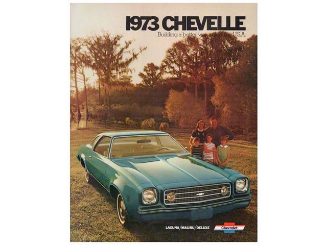 Chevelle Literature, Color Sales Brochure, 1973
