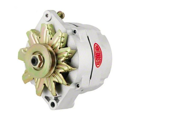 Powermaster Chevelle & Malibu Alternator, 100 Amp, Natural Finish, 1964-72