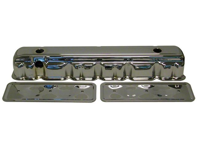 Chevelle & Malibu Chrome Valve Covers L6, 1964-74