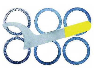 Chevelle & Malibu Coil-Over Shock Spanner Wrench & Thrust Bearing, 1964-83