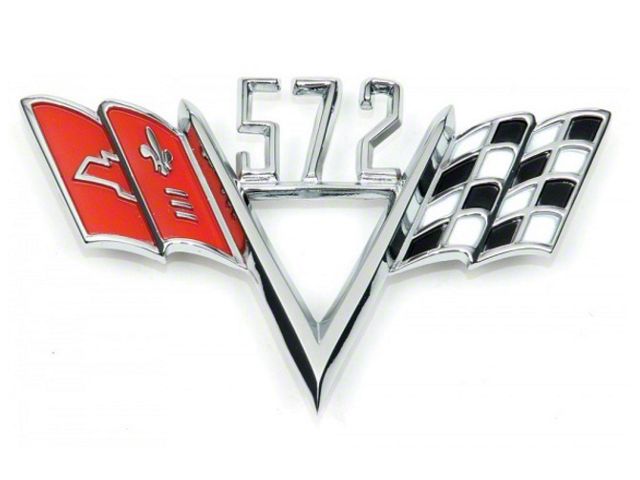 1965-67 Emblem, Fender ,572, W/V Flags