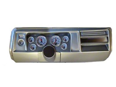 Chevelle &Malibu Instrument Cluster Panel, Aluminum Finish, With Ultra-Lite Gauges, 1969