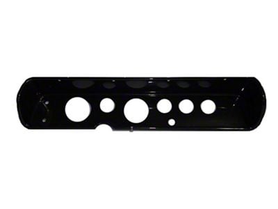 Chevelle & Malibu Instrument Cluster Panel, Black Finish, With Pre-Cut Holes, 1964-1965