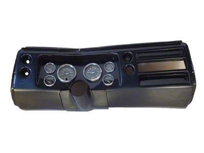 Instrument Cluster Panel, Carbon Fiber Finish, With Carbon Fiber Series Gauges (1968 Chevelle)