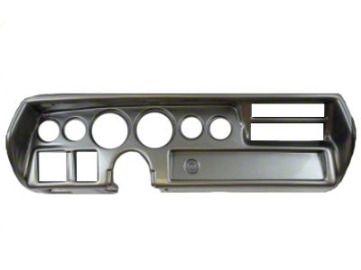 Chevelle & Malibu Instrument Cluster Panel, Super Sport SS Style, Aluminum Finish, With Ultra-Lite Gauges, 1970-72