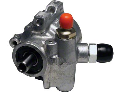 Detroit Speed Chevelle & Malibu Power Steering Pump, Type II, Plain Aluminum Housing, Without Integral Reservoir, 1964-1983