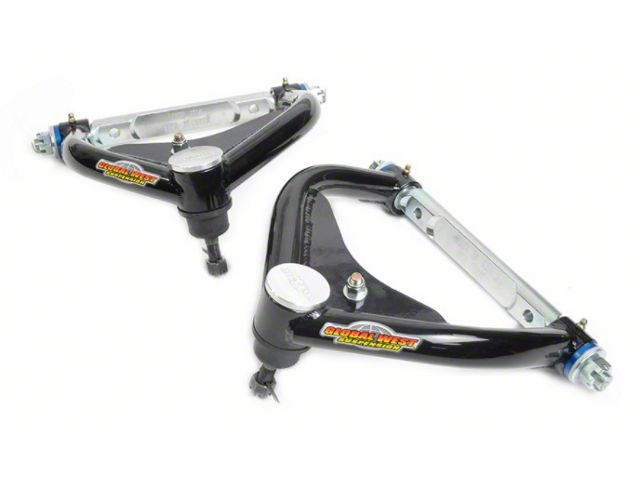 Chevelle & Malibu Upper Control Arm Assembly, With Negative Roll & Del-A-Lum Bushings, 1964-72
