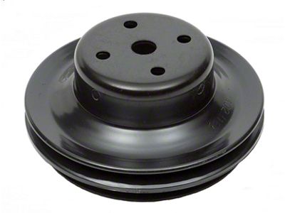Chevelle or Malibu Water Pump Pulley, Small Block, Single Groove, For non A/C Cars, NOS Orig GM, 1964-68