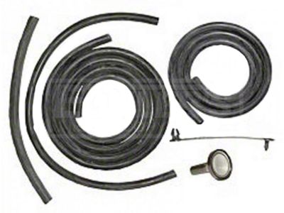 Chevelle & Malibu Windshield Washer Jar To Pump Hose Kit,1966-67