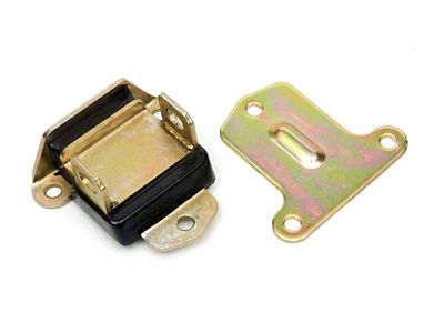 Chevelle Motor Mount, 327ci, 1964-1969, 396ci, 1965-1967 & 307ci, 1968-1972, Polyurethane, Zinc Plated