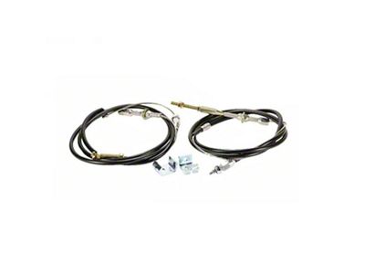 Chevelle -MPB Emergency Brake Cable Kit FOr Disc Brake Conversion, 1964-1972