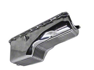 Chevelle - Oil Pan, Big Block, Polished Finned Aluminum