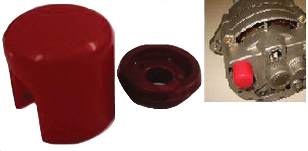 Ecklers Alternator Rear Boot, Red (64-73 Chevelle; 64-75 Malibu; 73-75 ...