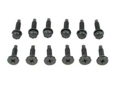 OPR Chevelle or Malibu Door Hinge Mounting Screws, Lower & Upper, 1964-67