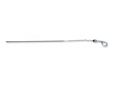 Chevelle or Malibu Engine Oil Dipstick, Small Block, Chrome, 1965-72