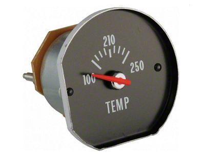 Chevelle or Malibu Water Temperature Gauge, With White Numbers, SuperSport SS , 1971-72