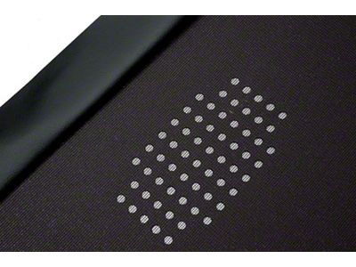 Package Self, Black, With Dual Speaker Cut-Out and Mesh, 2-Door Coupe (68-72 Chevelle)