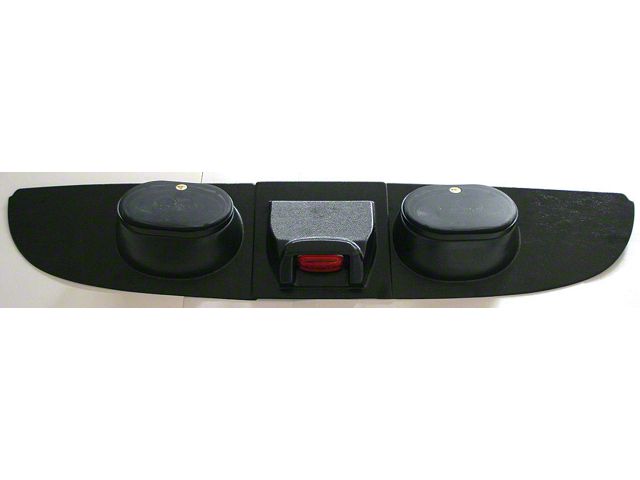 Chevelle Package Tray, Rear, With Speakers, With 3rd Brake Light,1968-1972