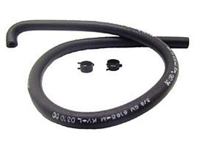 Chevelle PCV Hose, Molded End, With Pinch Clamps, 1964-1972
