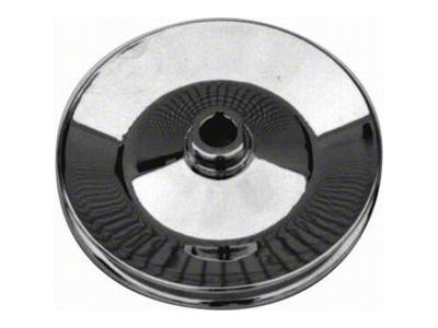 Chevelle Power Steering Pump Pulley, Chrome, Single Groove,1964-1972