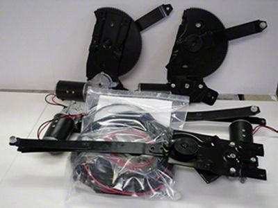 Power Window Conversion Kit, 4 Window, 2-Door Coupe (64-65 Chevelle; 64-65 Malibu)