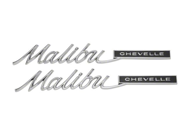 Chevelle Quarter Panel Emblem, Malibu Chevelle, 1965