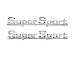 Quarter Panel Emblem, Super Sport (1966 Chevelle)