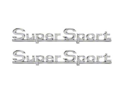 Chevelle Quarter Panel Emblem, Super Sport, 1966