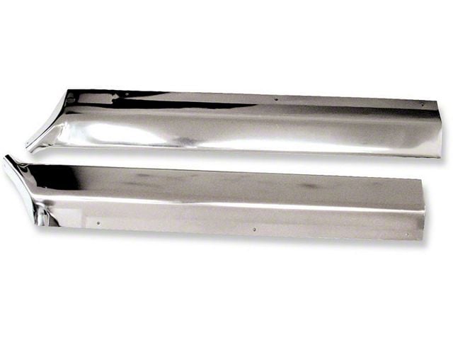 Chevelle Quarter Panel Extension Moldings, Coupe, Lower Rear, 1964