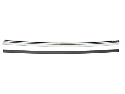 Chevelle Quarter Window Vertical Molding, Left, 2-Door Coupe, Show Quality 1968