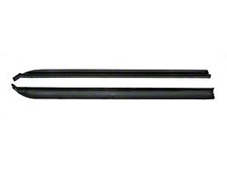 Chevelle Quarter Window Vertical Weatherstrip, 2-Door Coupe& Convertible, With Metal Insert, 1968-1972
